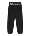 Palm Angels Logo-print Cotton Track Pants In Black