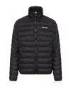 Palm Angels Logo-print Padded Jacket In Black