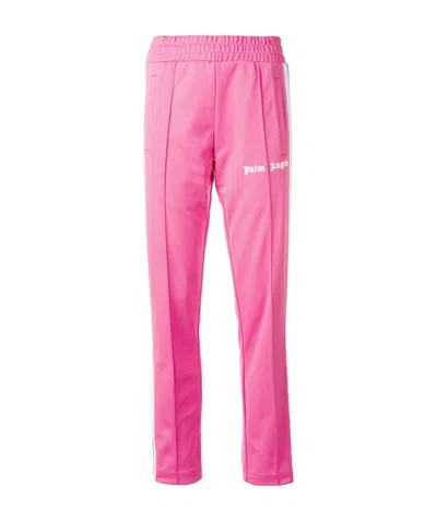 Palm Angels Logo Printed Sweatpants In Pink