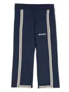 Palm Angels Cotton Striped Logo Sweatpants (4-12+ Years) In Blue