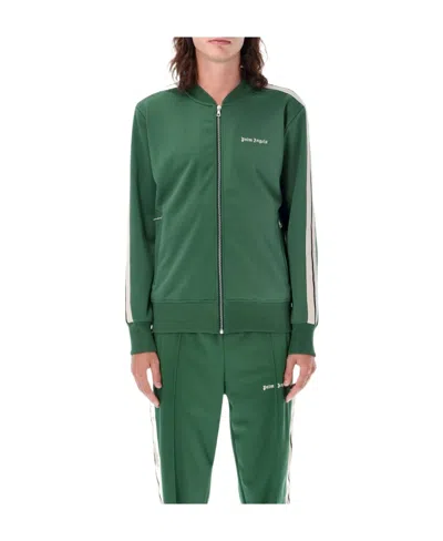 PALM ANGELS PALM ANGELS LOGO PRINTED ZIPPED JACKET