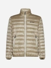 PALM ANGELS LOGO QUILTED NYLON DOWN JACKET