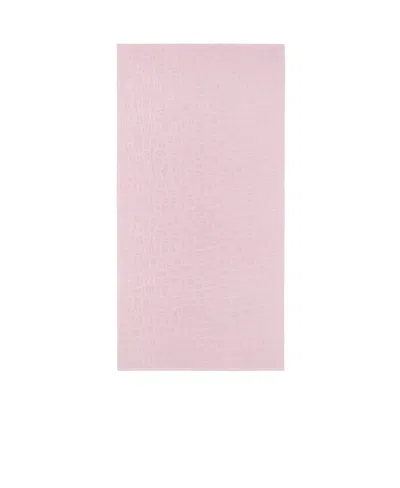 Palm Angels Logo Rectangular Bath Towel In Pink