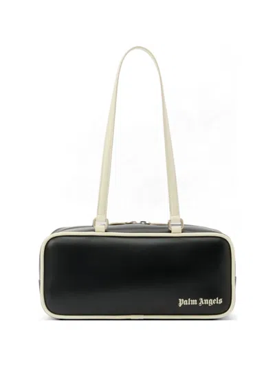 Palm Angels Logo Rectangular Shoulder Bag In Black