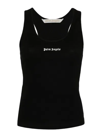PALM ANGELS TOP - NEGRO
