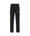 Palm Angels Logo-embroidered Knitted Trousers In Black