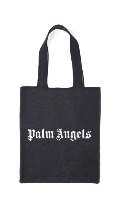 Palm Angels Logo Shopper Bag In 1001