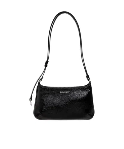 Palm Angels Logo Shoulder Bag In Black