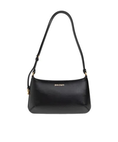 PALM ANGELS PALM ANGELS GEORGINA LOGO PRINTED ZIPPED SHOULDER BAG