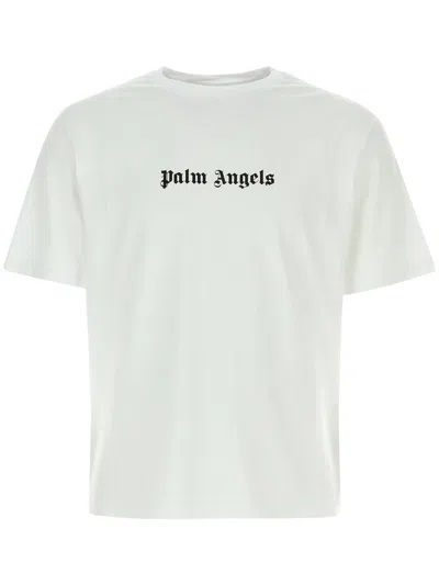 PALM ANGELS PALM ANGELS LOGO SLIM TEE CLOTHING