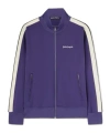 Palm Angels Track Jacket With Zipper In Purple