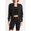 Palm Angels Logo Stripe Jacket In Black