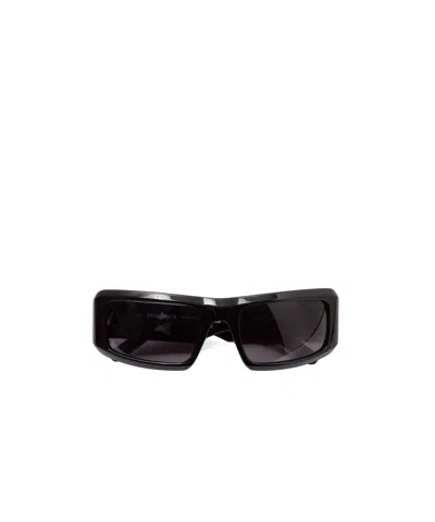 Palm Angels Logo Sunglasses In Black