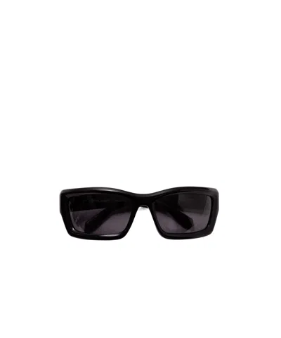 Palm Angels Logo Sunglasses In Black