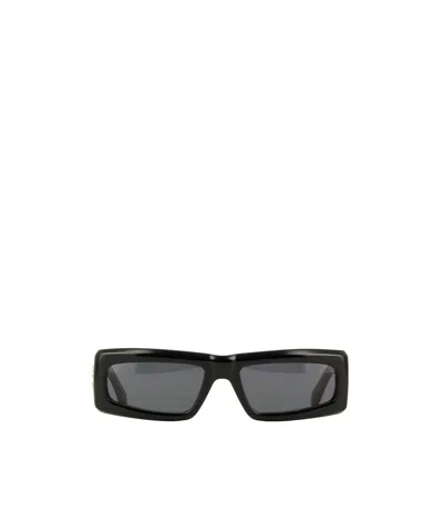Palm Angels Logo Sunglasses In Gray