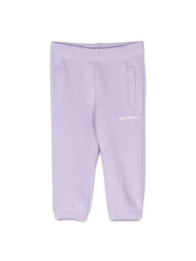 Palm Angels Logo Sweat Pants In Purple