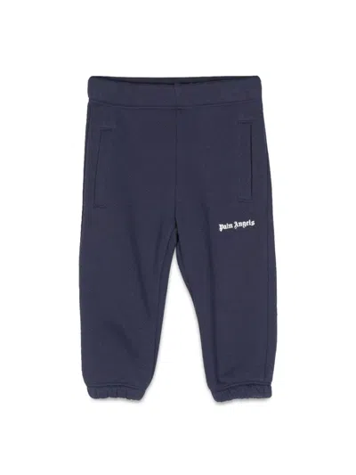 Palm Angels Logo Sweat Pants In Blue