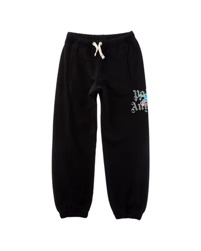 Palm Angels Kids' Logo Sweatpant In Black