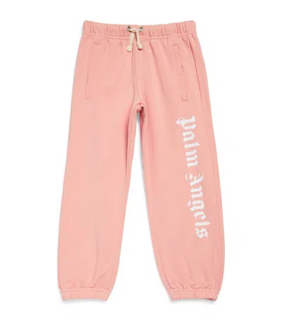 Palm Angels Kids' Logo Sweatpants (4-12 Years) In Pink
