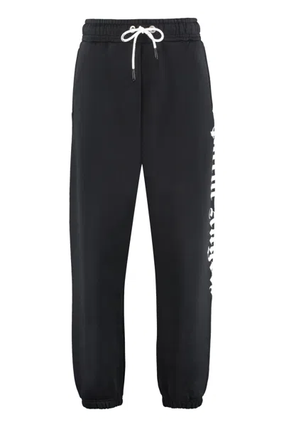 Palm Angels Logo Sweatpants In Black