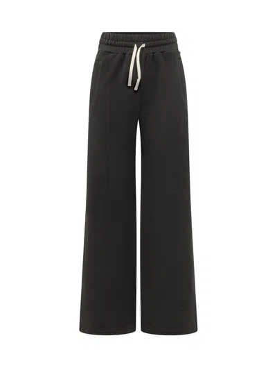 Palm Angels Logo Sweatpants In Black