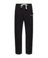 Palm Angels Logo Embroidered Sweat Pants In Black
