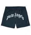 Palm Angels Boys Navy Kids Logo-print Shell Swim Shorts 6-12 Years 8 Years In Blue