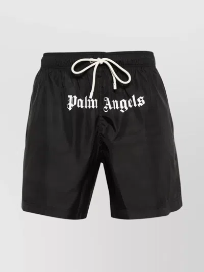 Palm Angels Logo Swimsuit Pockets Waistband