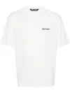Palm Angels White T-shirt With Frontal Logo