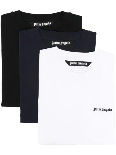 Palm Angels Logo T-shirt (3-pack) In Multi