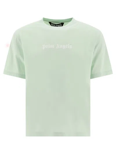 Palm Angels T-shirts And Polos Green In Mint