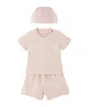 Palm Angels Baby Pink Three-piece Set In Pink