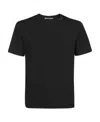 Palm Angels Logo-tag Round-neck T-shirt In Black