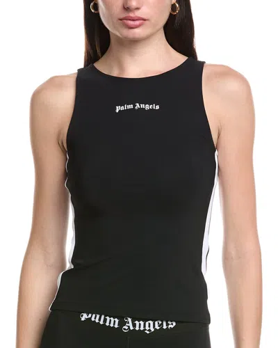 Palm Angels Logo Tape Bra In Black