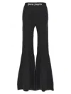 Palm Angels Classic Logo Flared Pants In Black