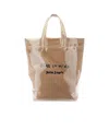 Palm Angels Bear In Mind Tote Bag In Nude