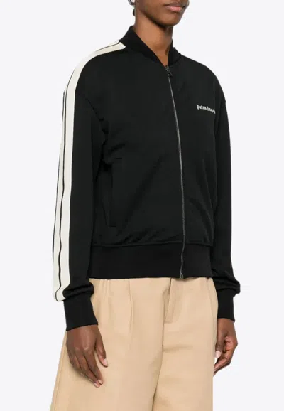 PALM ANGELS LOGO TRACK BOMBER JACKET