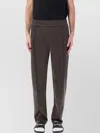 Palm Angels Gray Curved Logo Track Pants