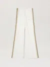 Palm Angels Logo-embroidered Cotton Track Pants In White
