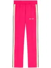 Palm Angels Classic Logo Embroidered Track Pants In Pink