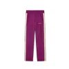 Palm Angels Contrast Band Joggers With Track In In Purple