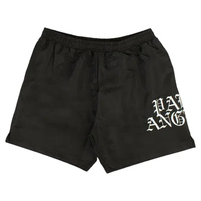 Pre-owned Palm Angels Logo Track Shorts 'black'