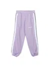 Palm Angels Contrast Logo-print Track Pants In Lilac