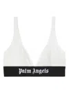 Palm Angels Logo-band Triangle Bra In White