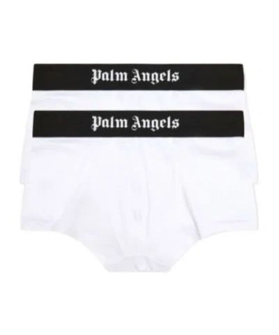 PALM ANGELS PALM ANGELS LOGO-WAIST PACK OF TWO BOXERS