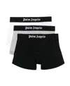 Palm Angels Men's Set Of Three Boxers | Size Small | Pmuh004c99fab001 Color 8484 In Black