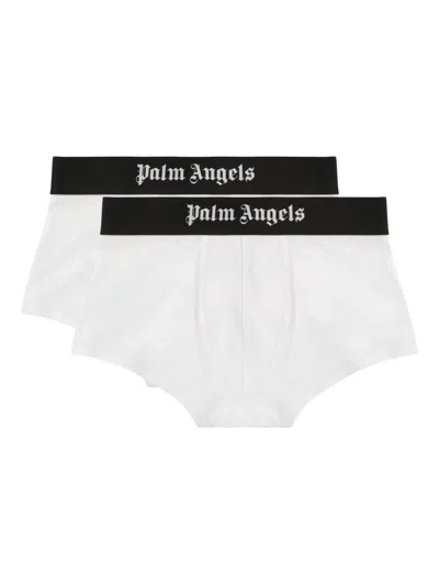 PALM ANGELS LOGO-WAISTBAND BOXERS (PACK OF TWO)
