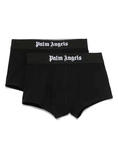 PALM ANGELS PALM ANGELS LOGO-WAISTBAND BOXERS (PACK OF TWO)
