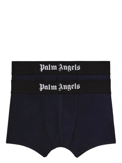 PALM ANGELS PALM ANGELS LOGO-WAISTBAND BOXERS (PACK OF TWO)