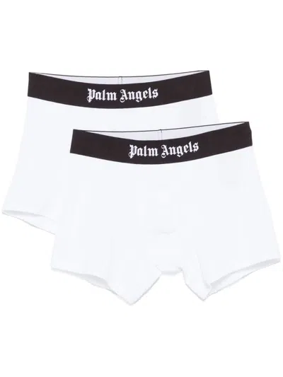 PALM ANGELS LOGO-WAISTBAND BOXERS (PACK OF TWO)